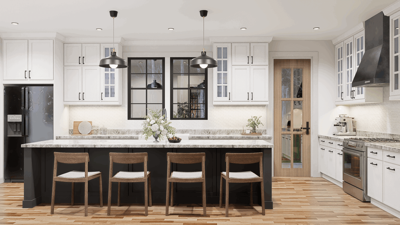 Kitchen of this 3-Bedroom,1511 Sq Ft Plan -198-1245