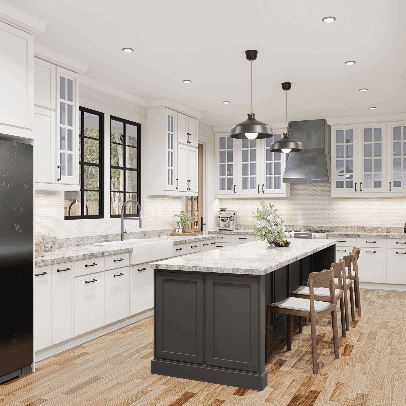 Kitchen of this 3-Bedroom,1511 Sq Ft Plan -198-1245
