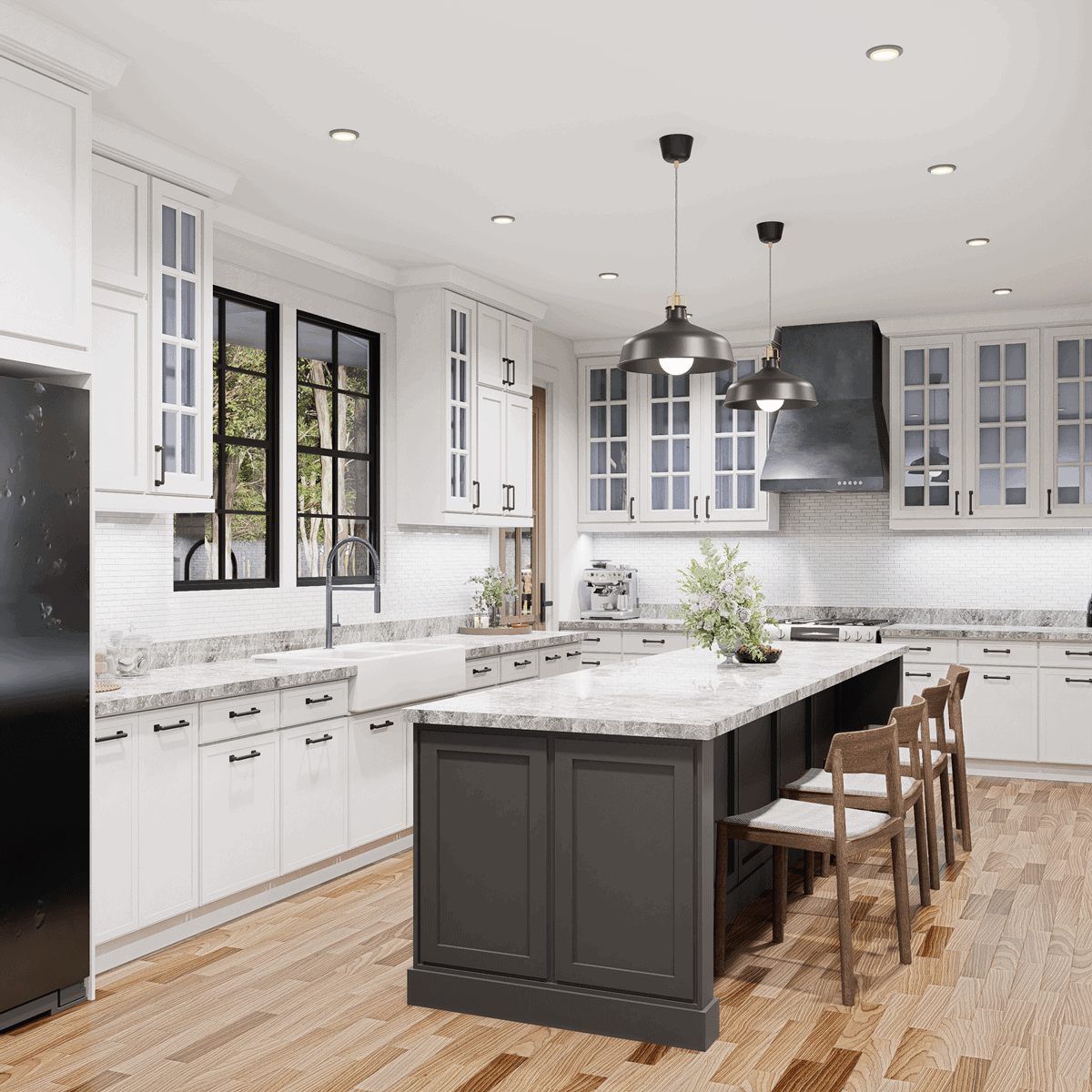 Kitchen of this 5-Bedroom,2689 Sq Ft Plan -198-1246