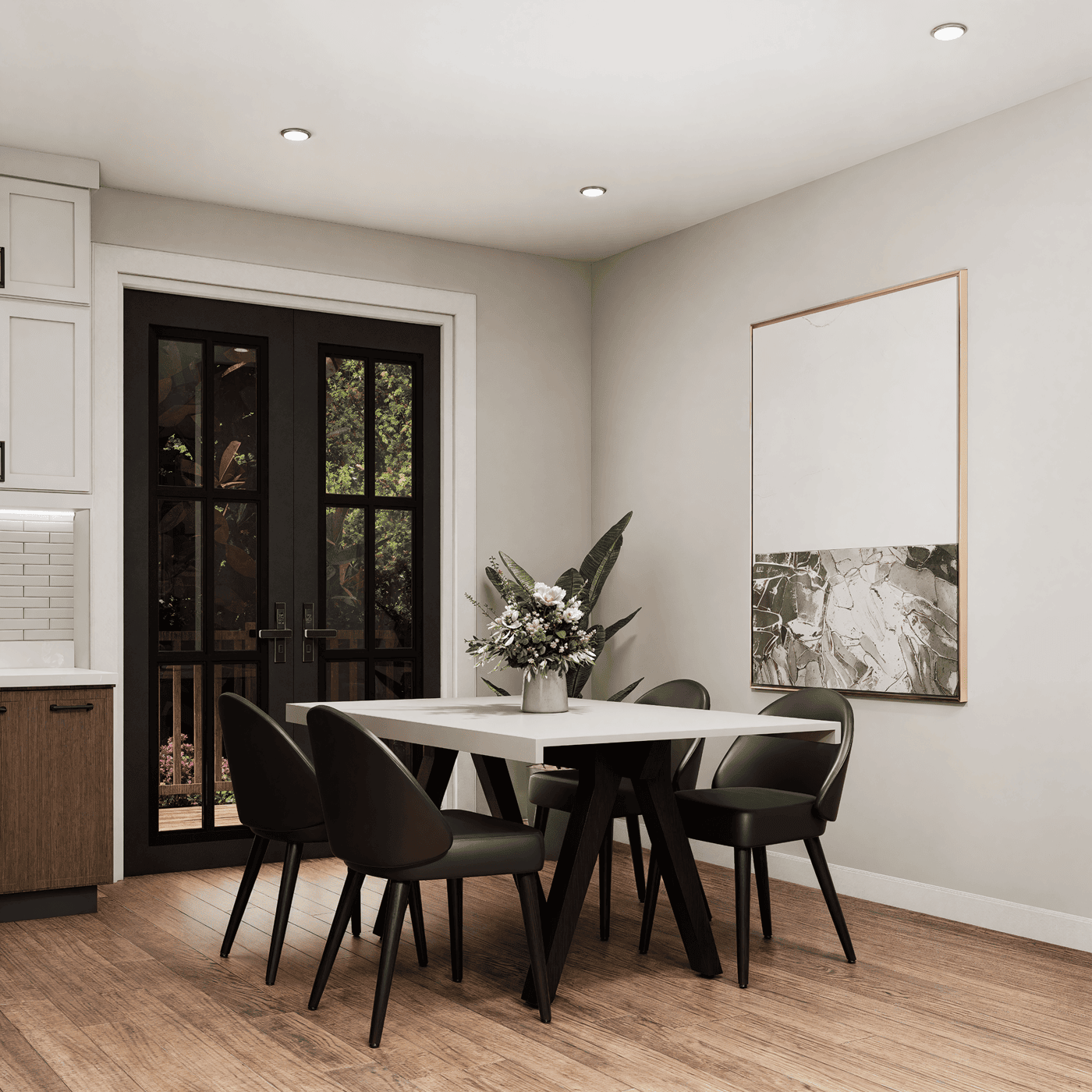 Dining Room of this 3-Bedroom,1352 Sq Ft Plan -198-1253
