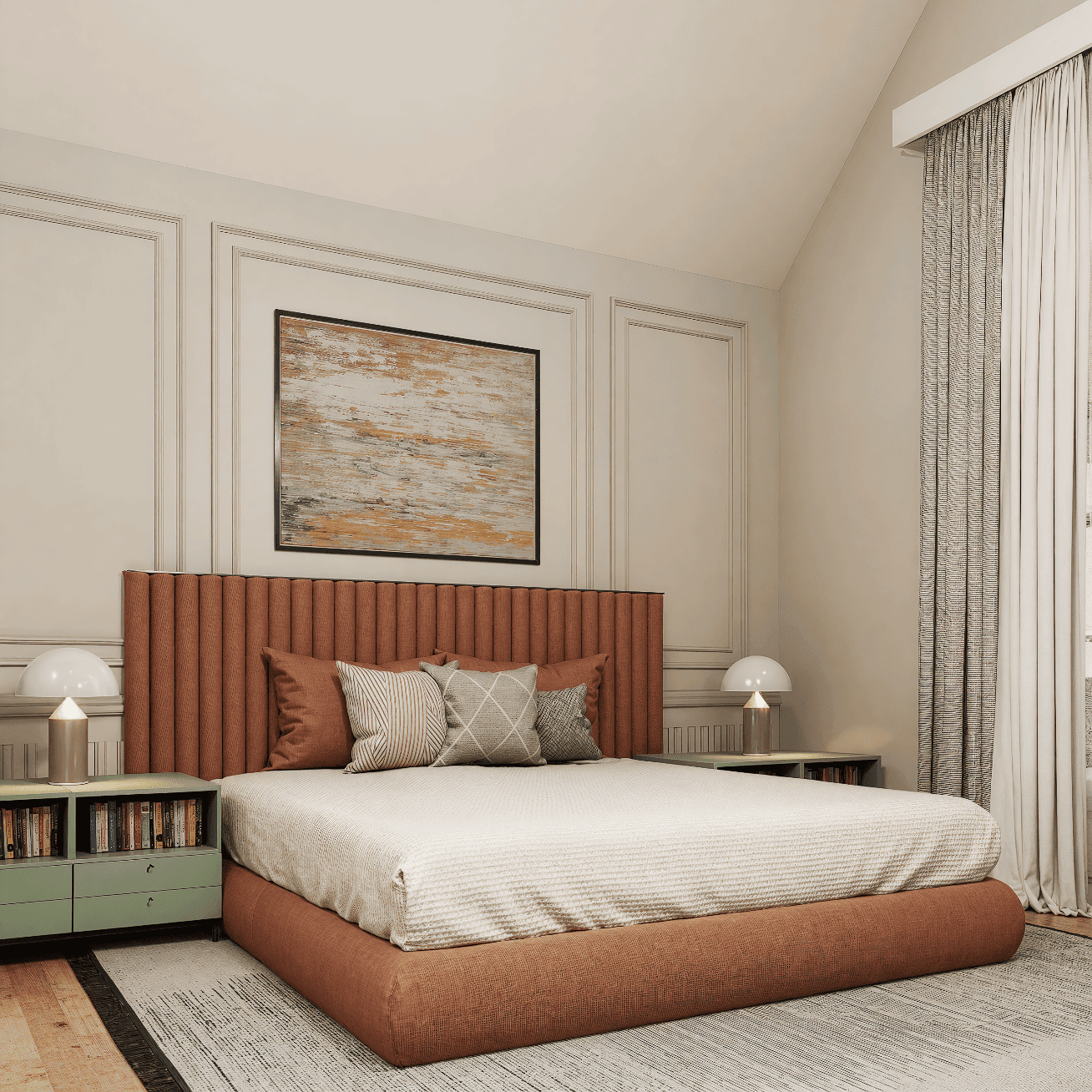 Master Bedroom of this 5-Bedroom,2194 Sq Ft Plan -198-1254