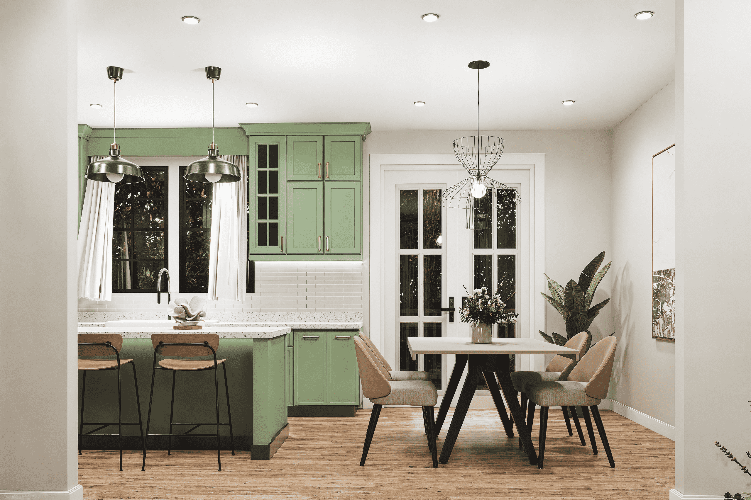 Dining Room of this 5-Bedroom,2194 Sq Ft Plan -198-1254
