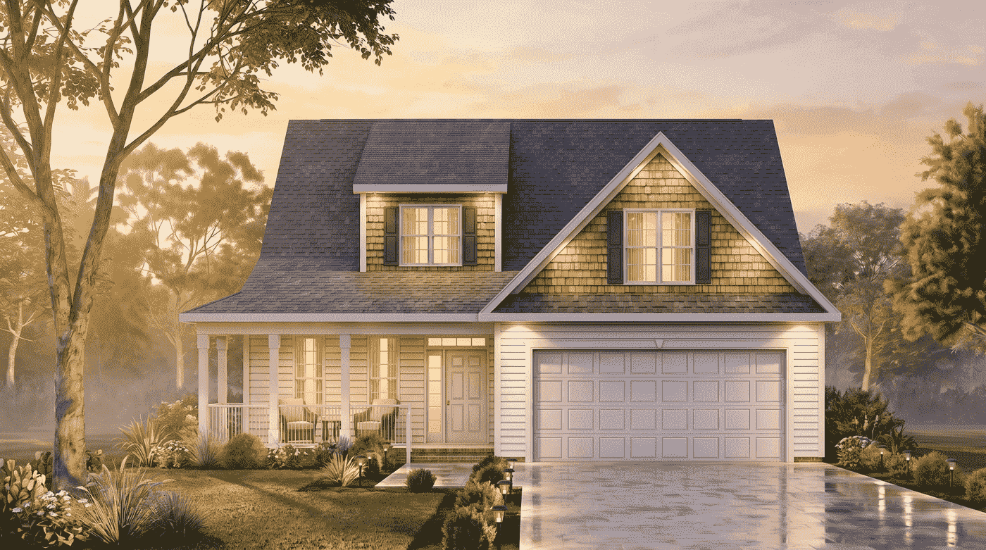 Front View of this 3-Bedroom,1903 Sq Ft Plan -198-1257