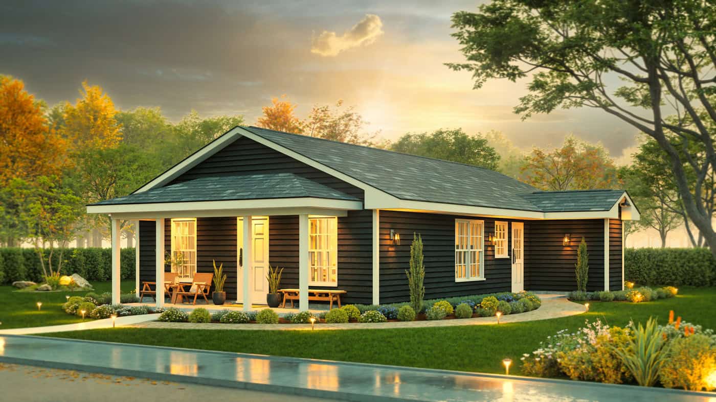 Left Side View of this 4-Bedroom,1187 Sq Ft Plan -198-1260