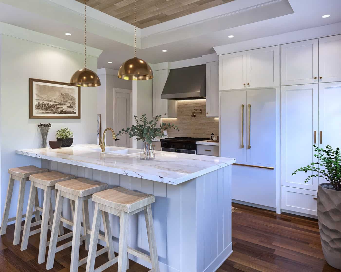 Kitchen of this 2-Bedroom,1040 Sq Ft Plan -198-1262