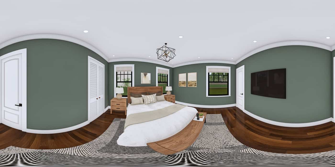 Bedroom of this 2-Bedroom,1040 Sq Ft Plan -198-1262