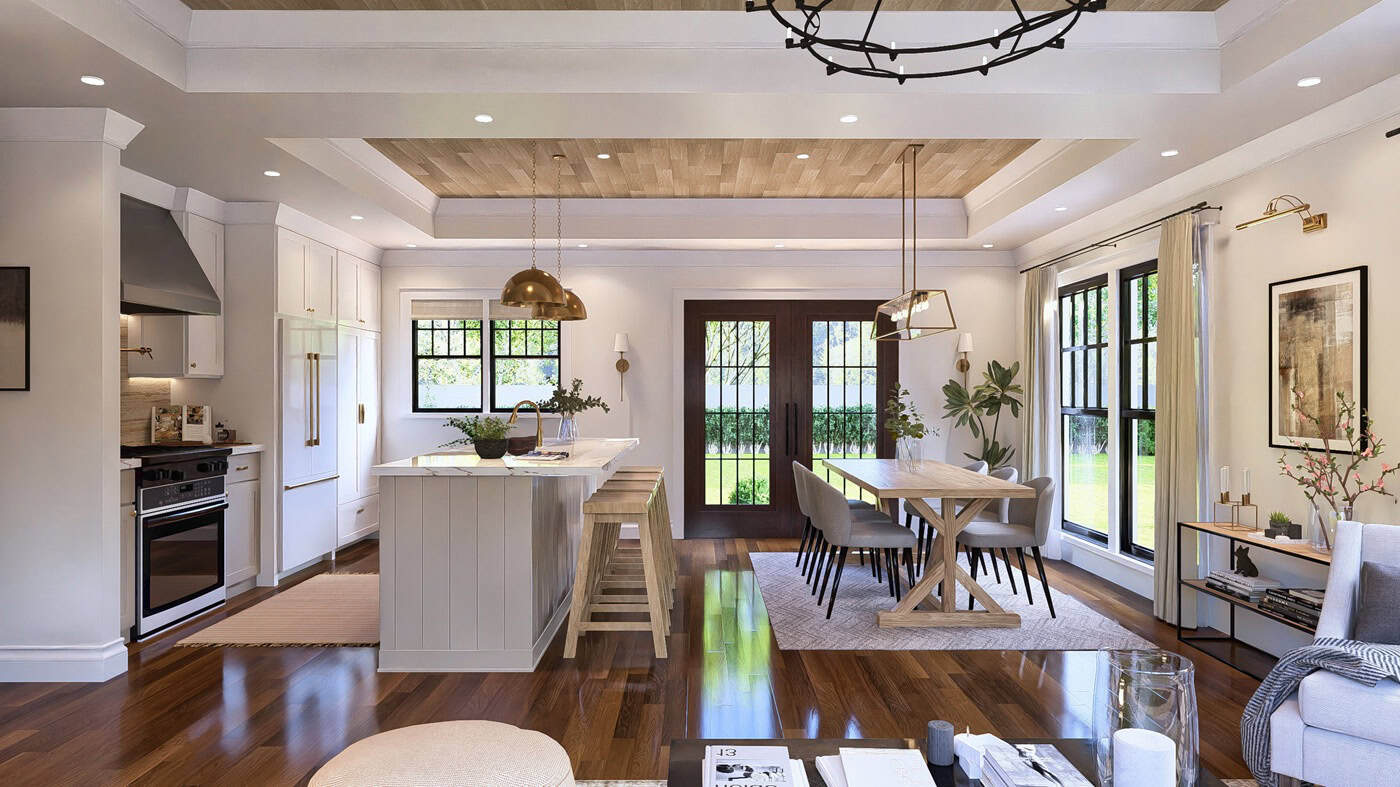 Kitchen of this 2-Bedroom,1080 Sq Ft Plan -198-1263