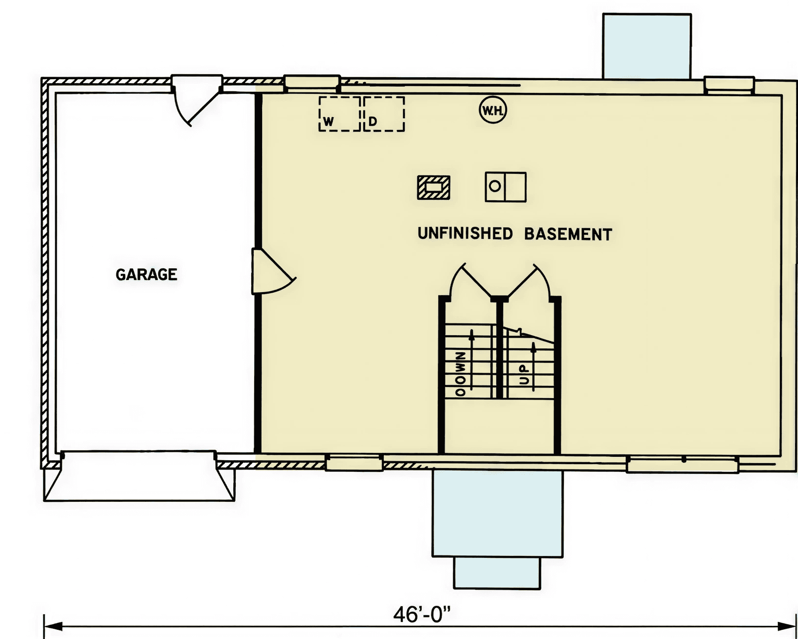 Basement of Transitional Plan #198-1264