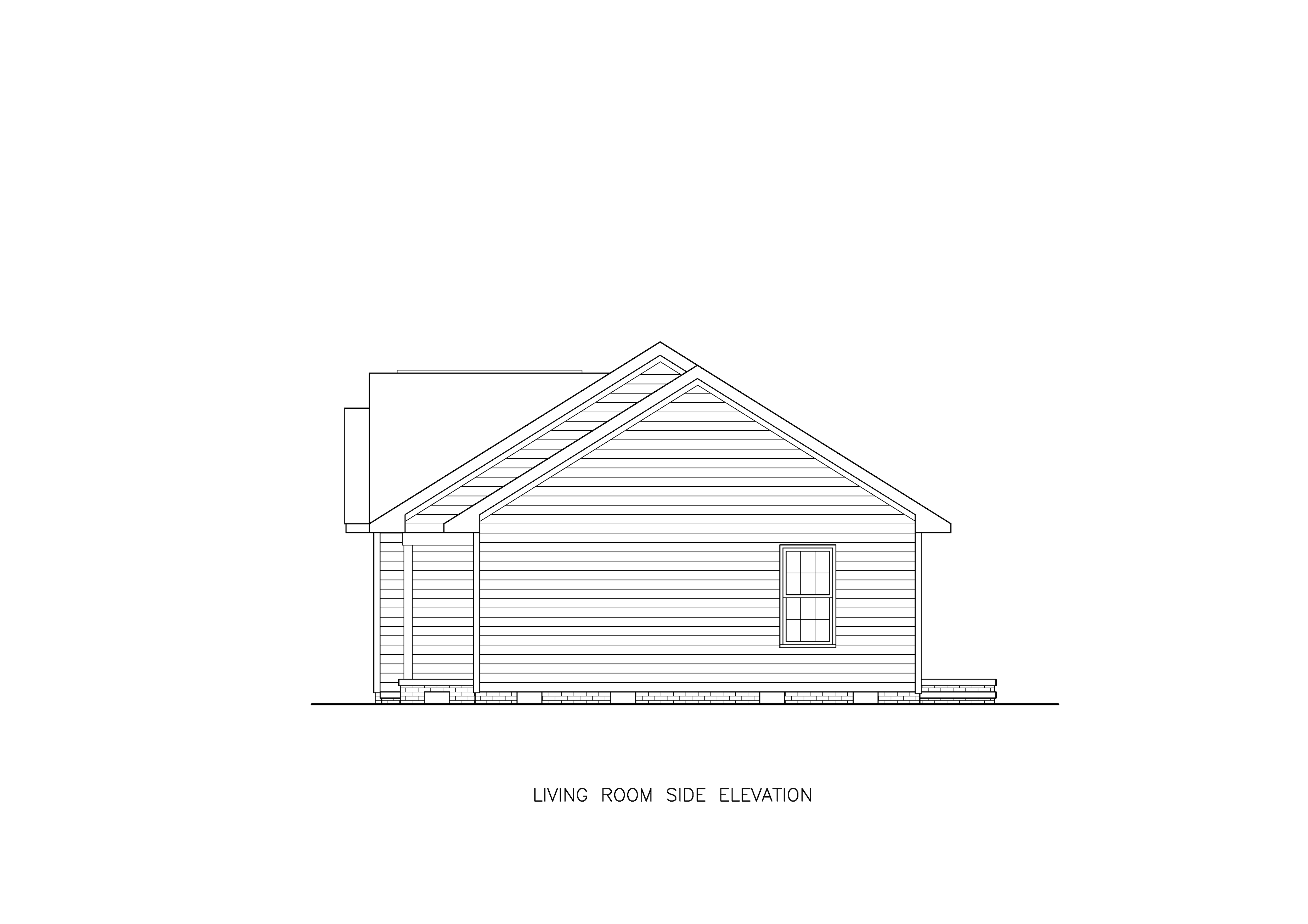 Home Plan Front Elevation of this 2-Bedroom,1163 Sq Ft Plan -198-1265
