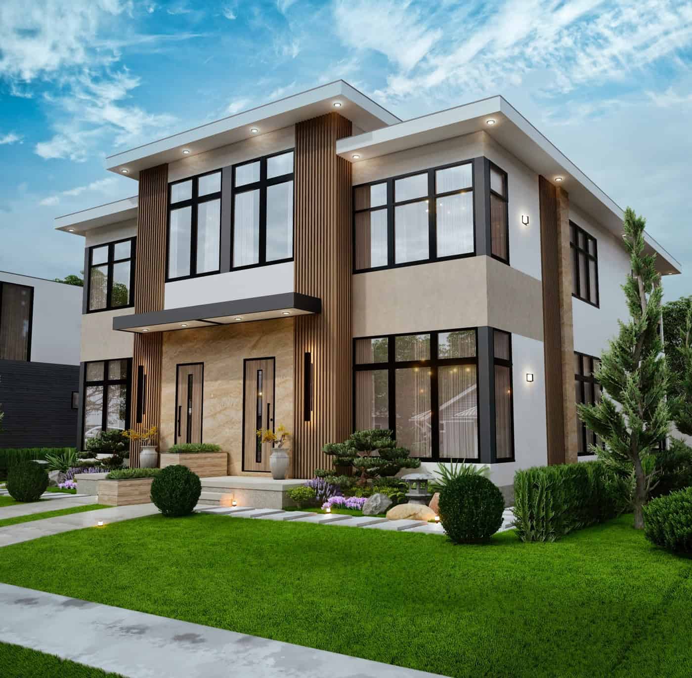 Right Side View of this 4-Bedroom,3460 Sq Ft Plan -198-1267