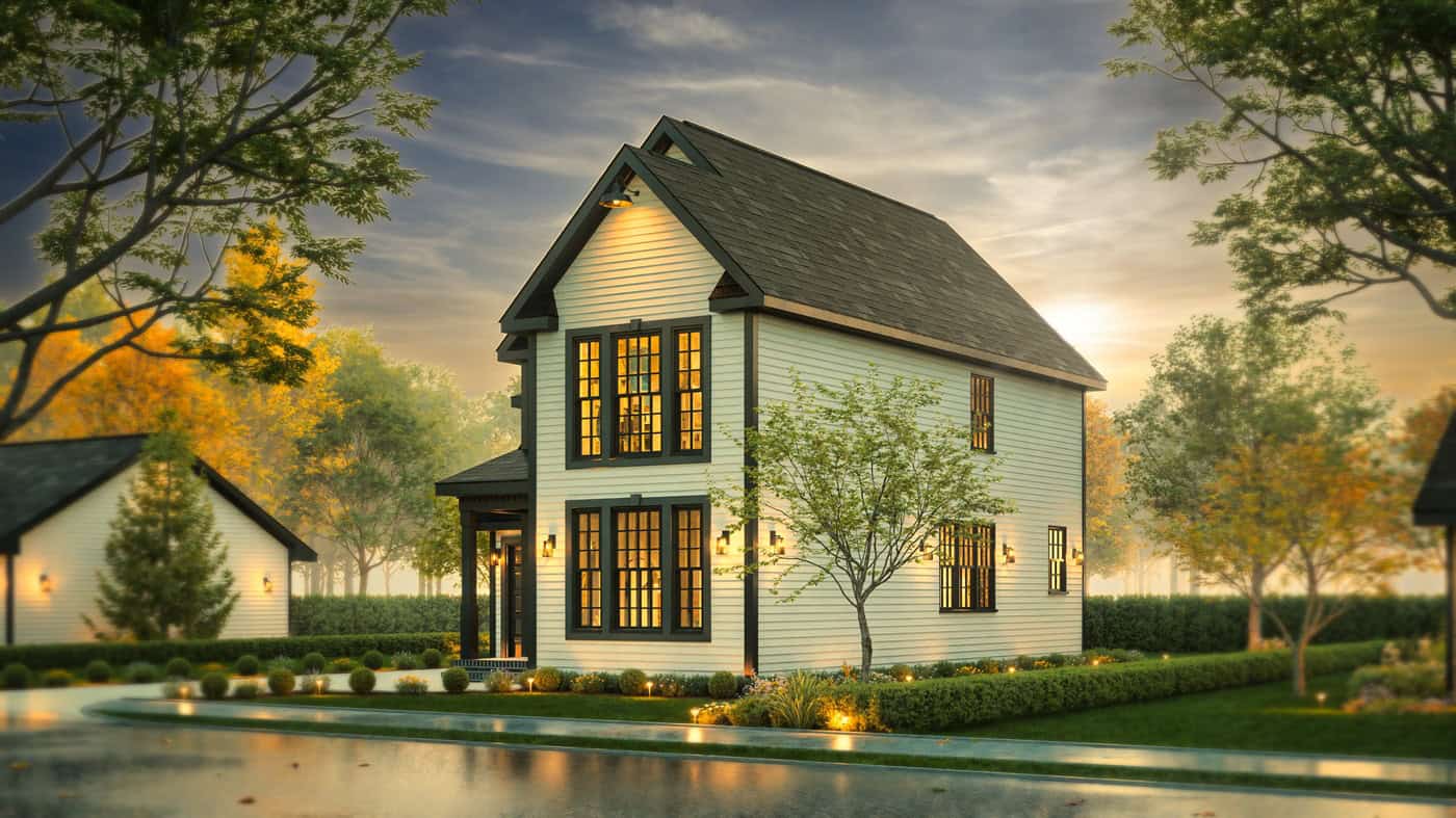 Left Side View of this 3-Bedroom,1666 Sq Ft Plan -198-1268