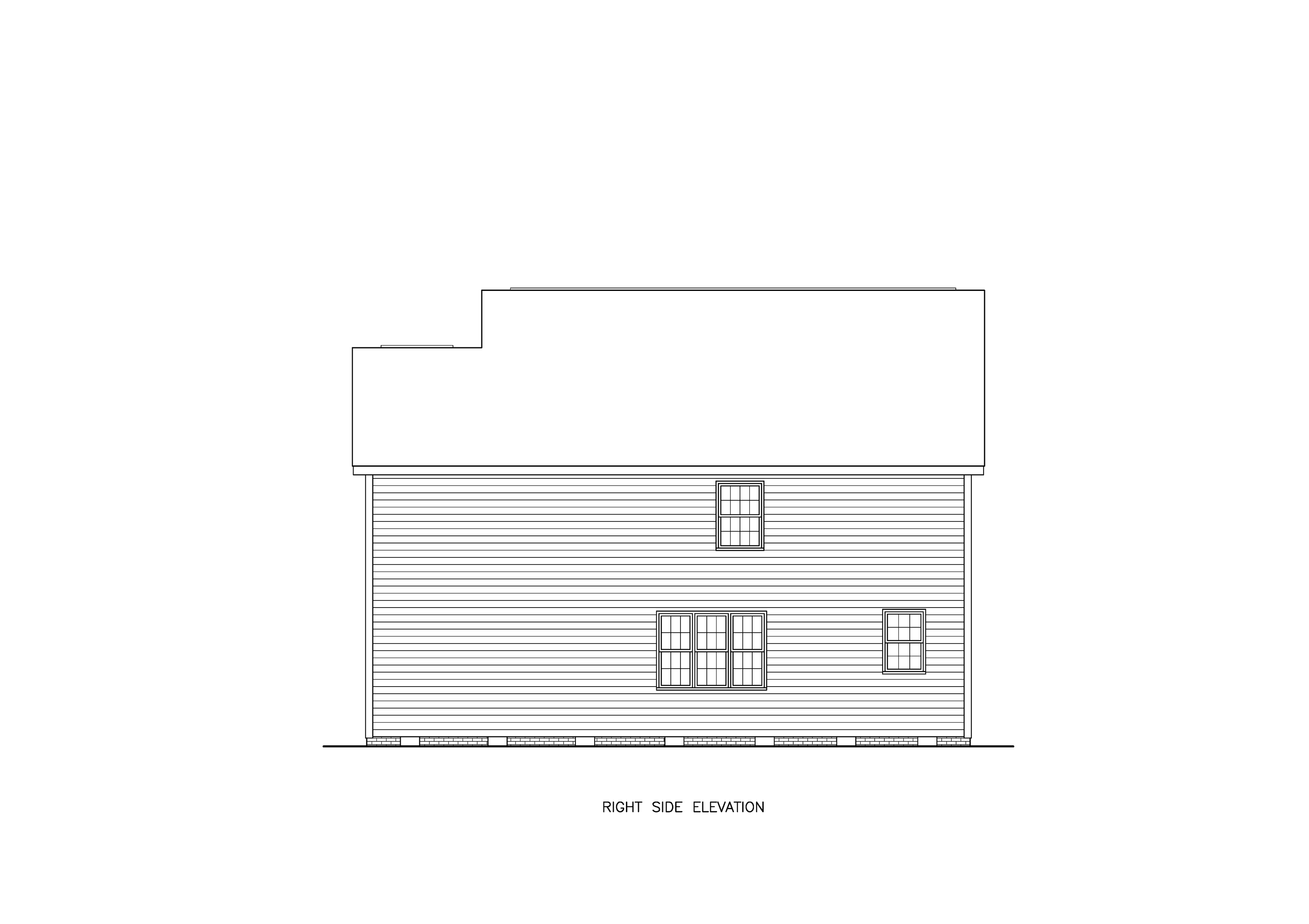 Home Plan Left Elevation of this 3-Bedroom,1666 Sq Ft Plan -198-1268