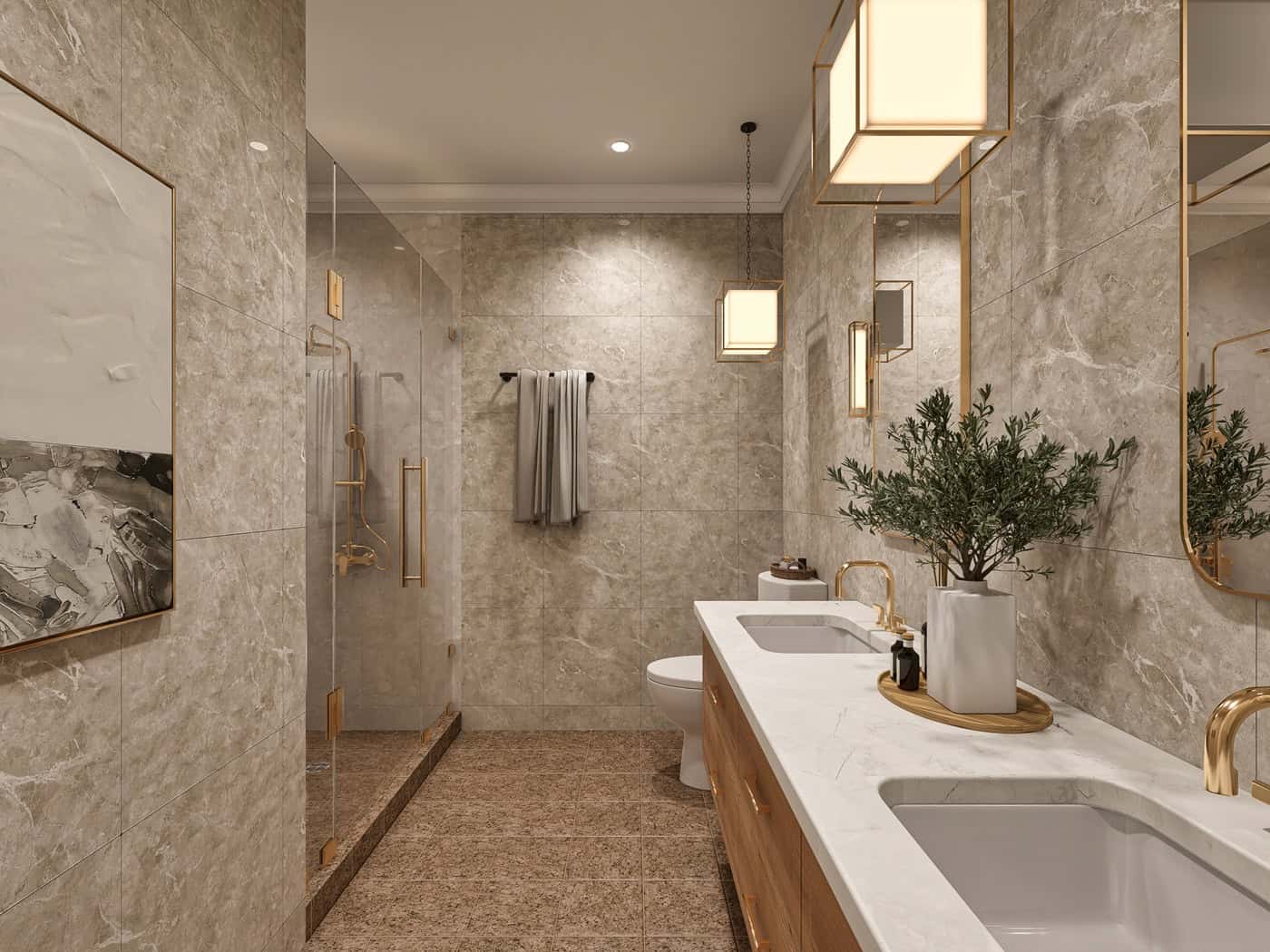 Bathroom of this 3-Bedroom,1220 Sq Ft Plan -198-1269