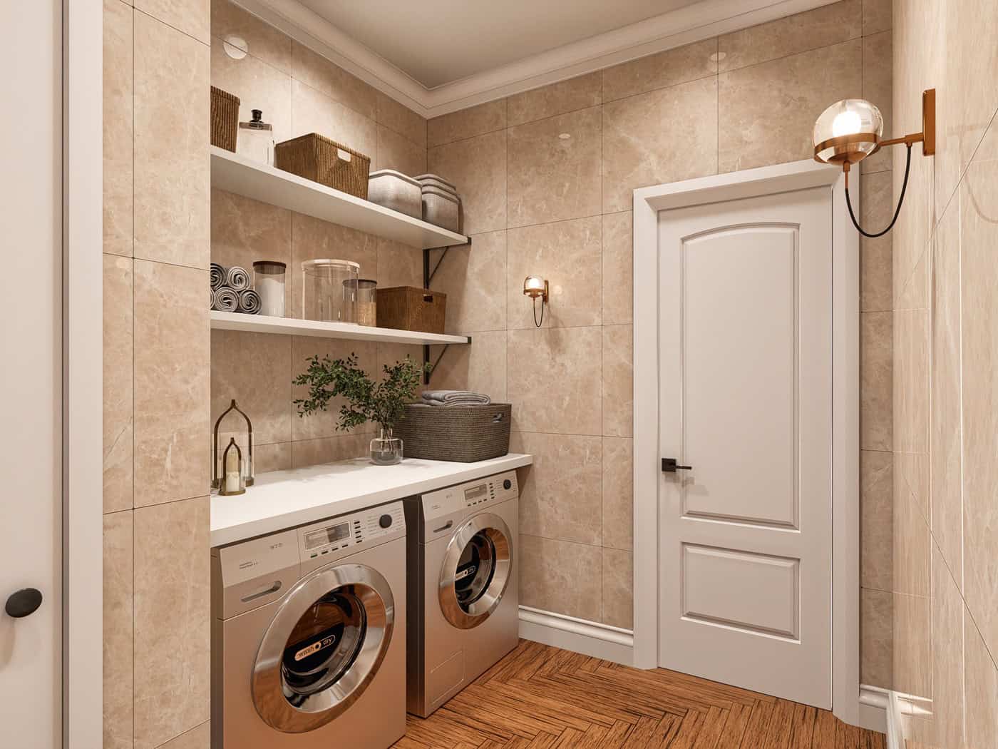 Laundry Room of this 3-Bedroom,1220 Sq Ft Plan -198-1269
