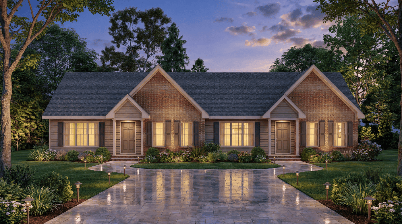 Front View of this 4-Bedroom,2071 Sq Ft Plan -198-1272