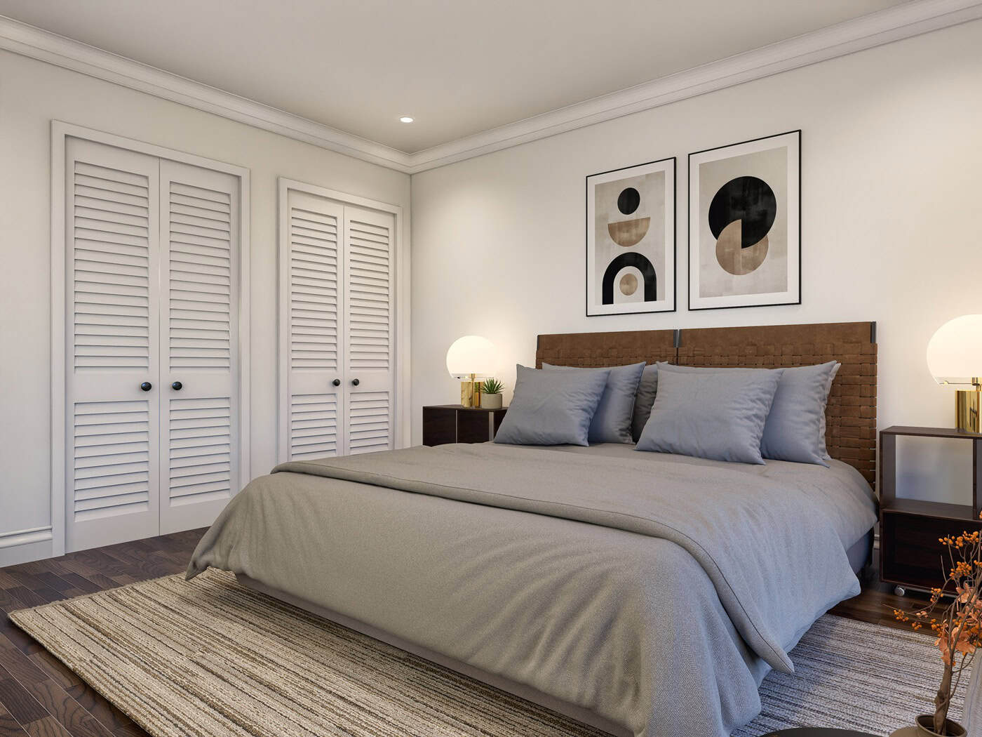 Bedroom of this 3-Bedroom,1150 Sq Ft Plan -198-1274
