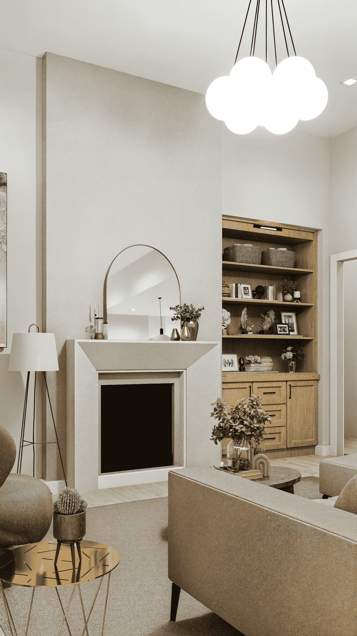 Living Room of this 3-Bedroom,1624 Sq Ft Plan -198-1276