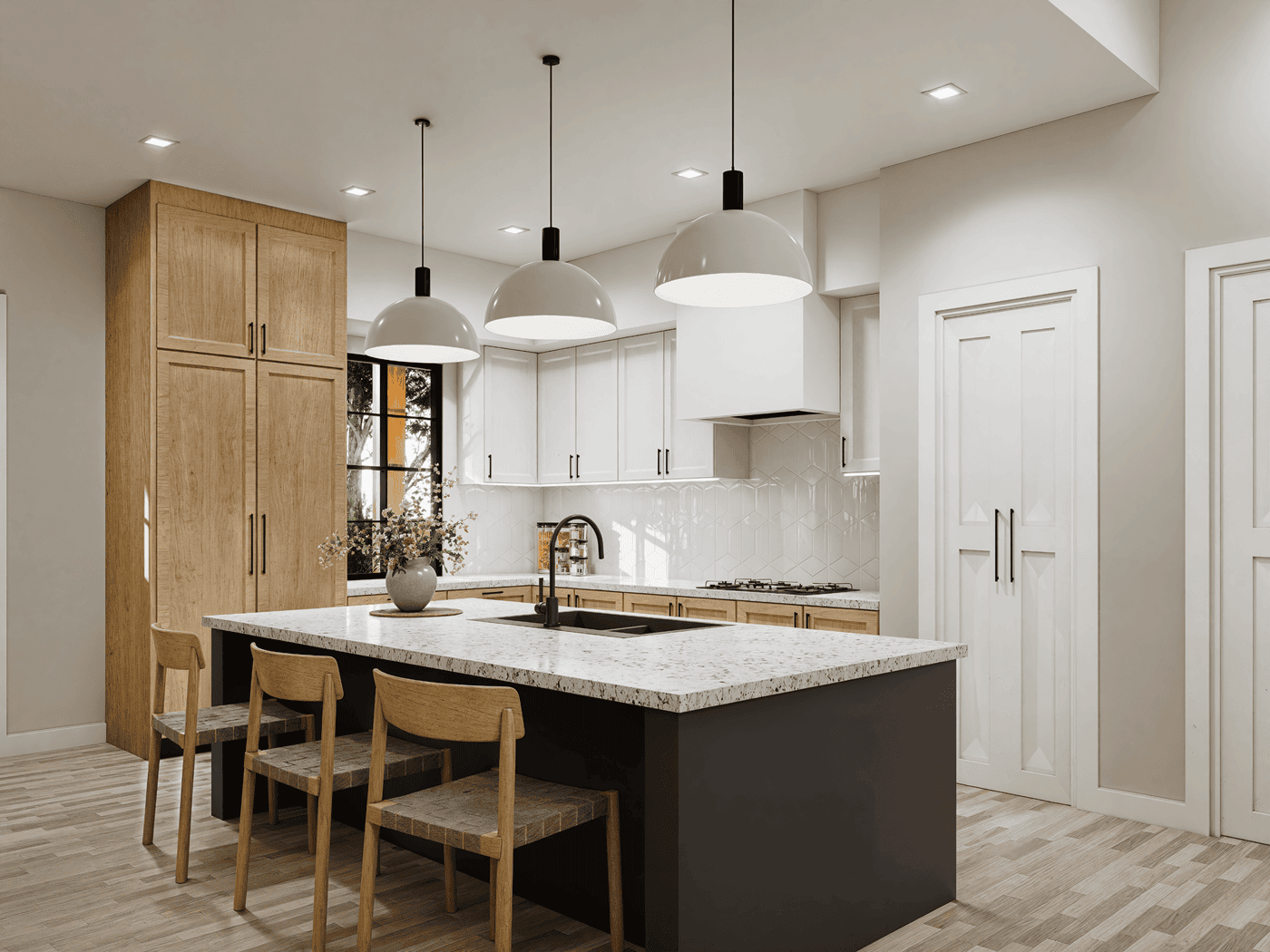 Kitchen of this 3-Bedroom,1624 Sq Ft Plan -198-1276