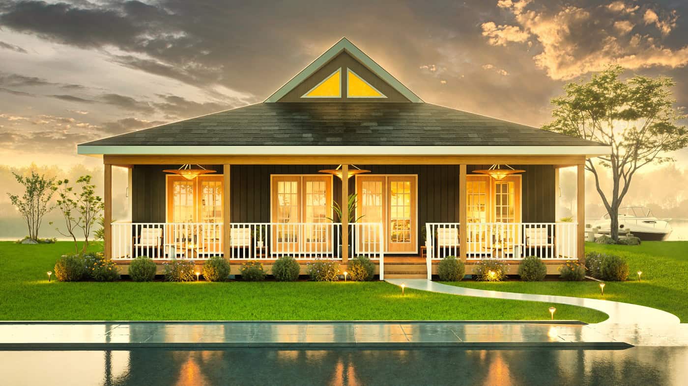 Front View of this 4-Bedroom,1179 Sq Ft Plan -198-1279