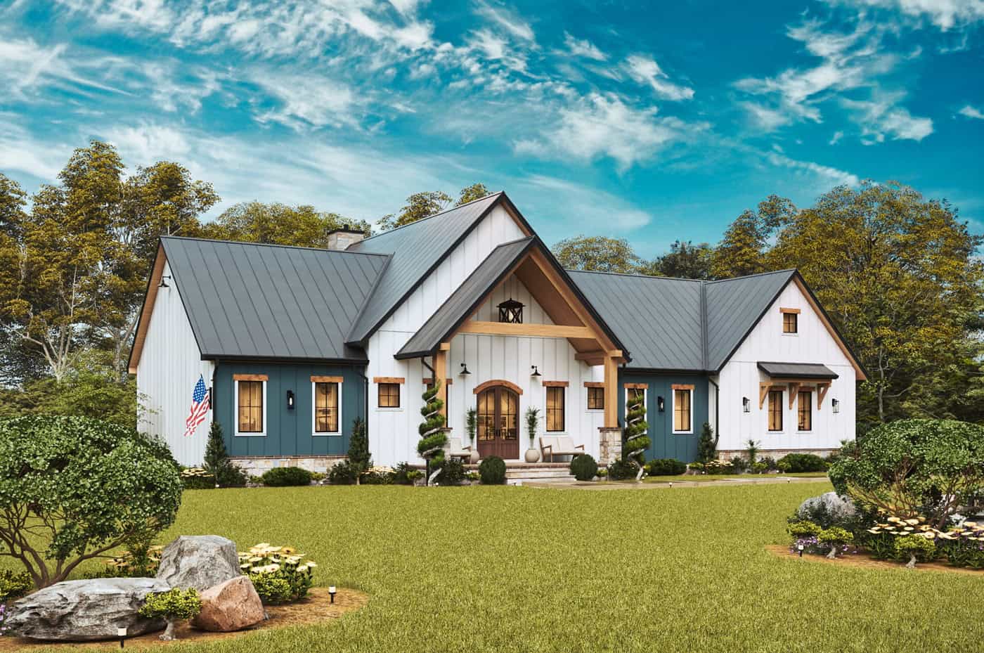 Left Side View of this 3-Bedroom,2550 Sq Ft Plan -198-1280