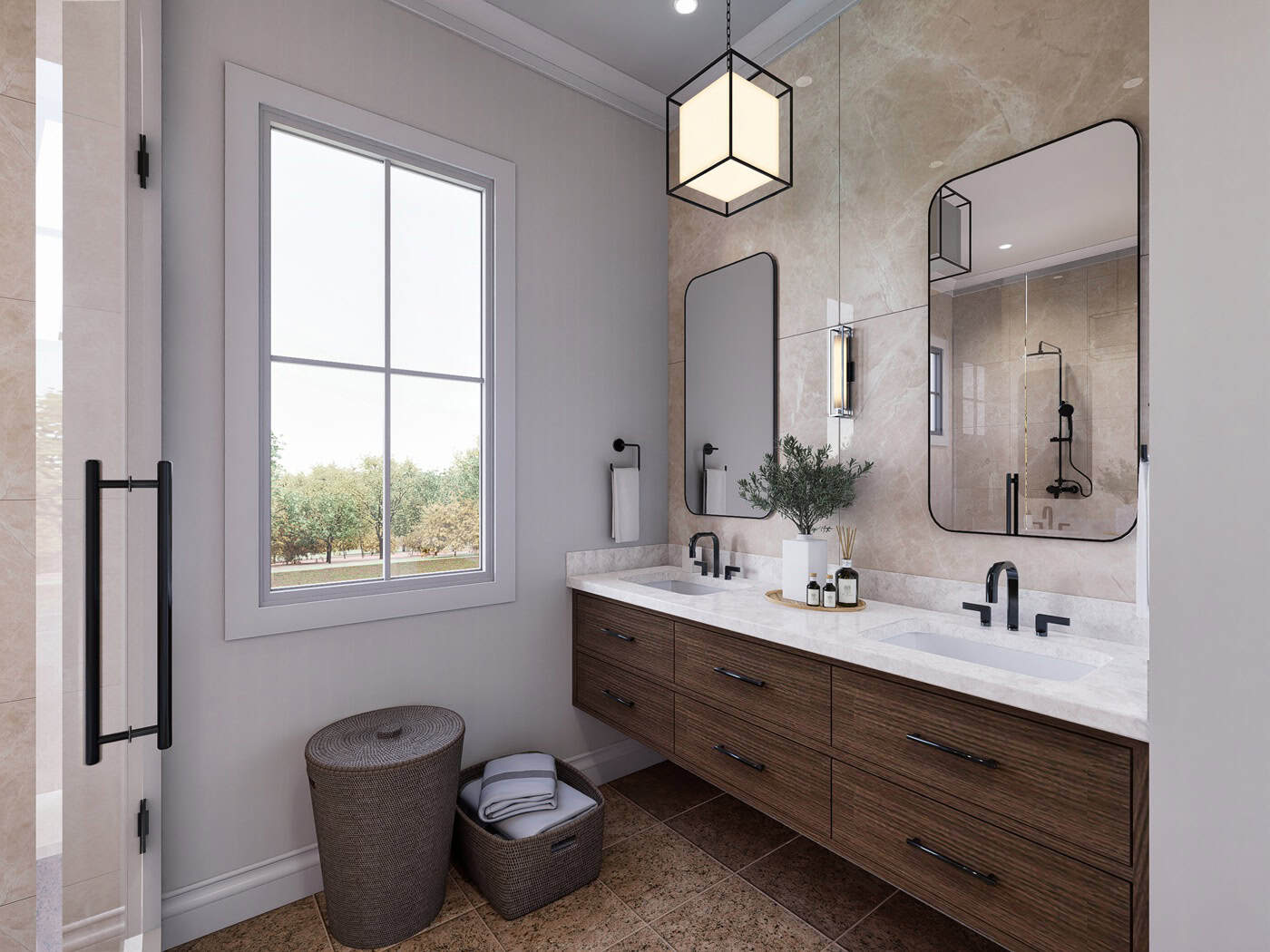 Master Bathroom of this 3-Bedroom,2550 Sq Ft Plan -198-1280