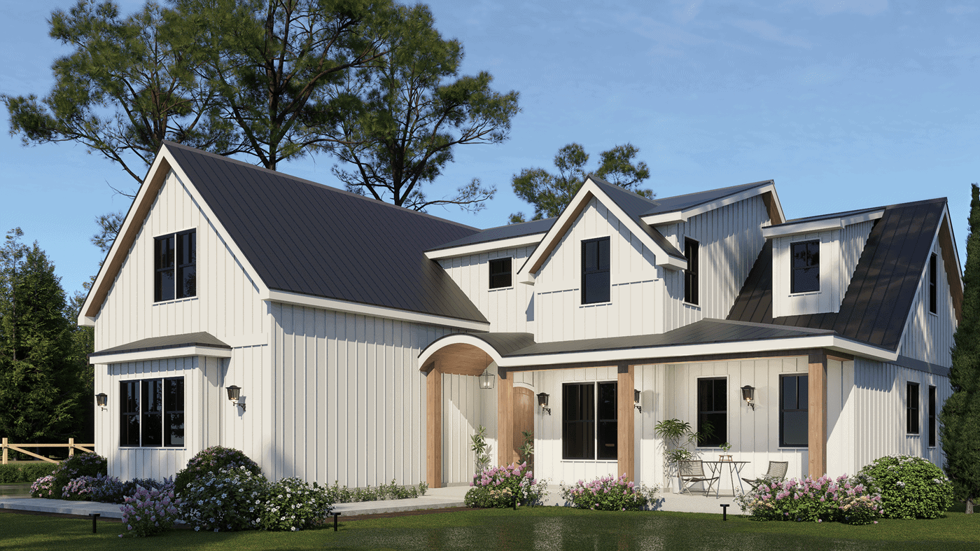 Right Side View of this 3-Bedroom,2616 Sq Ft Plan -198-1282