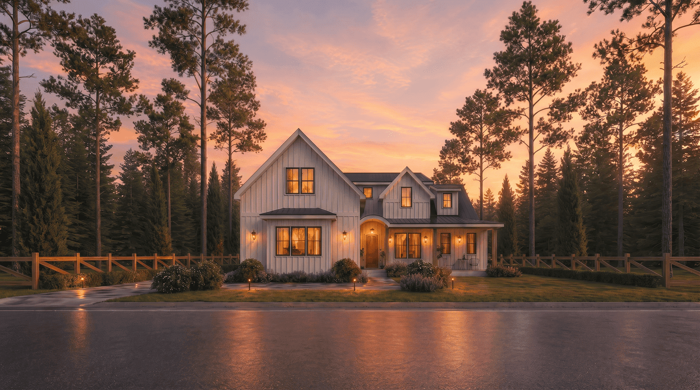 Home at Night of this 3-Bedroom,2616 Sq Ft Plan -198-1282