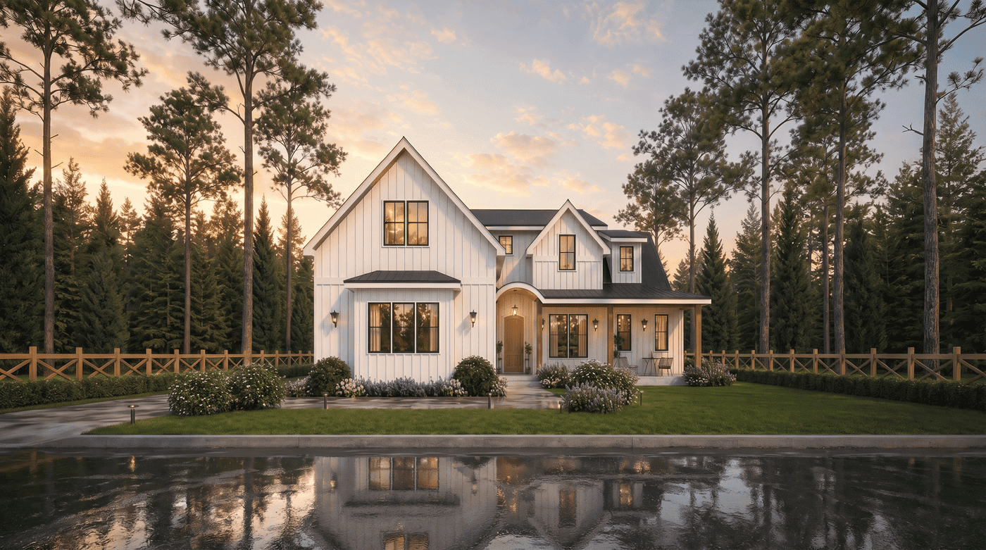 Front View of this 3-Bedroom,2616 Sq Ft Plan -198-1282