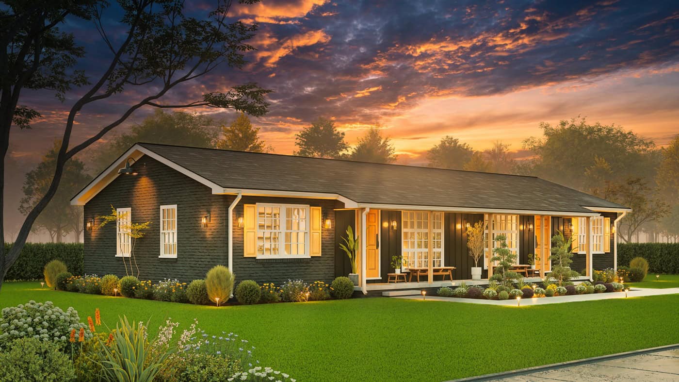 Right Side View of this 4-Bedroom,1654 Sq Ft Plan -198-1284
