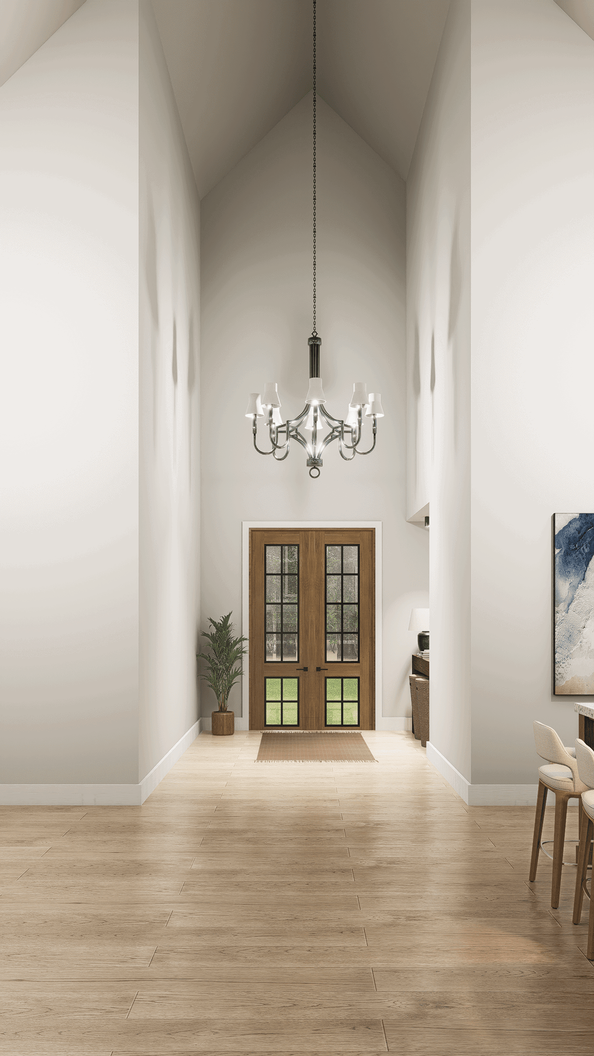 Entry Hall: Foyer of this 3-Bedroom,2439 Sq Ft Plan -198-1285