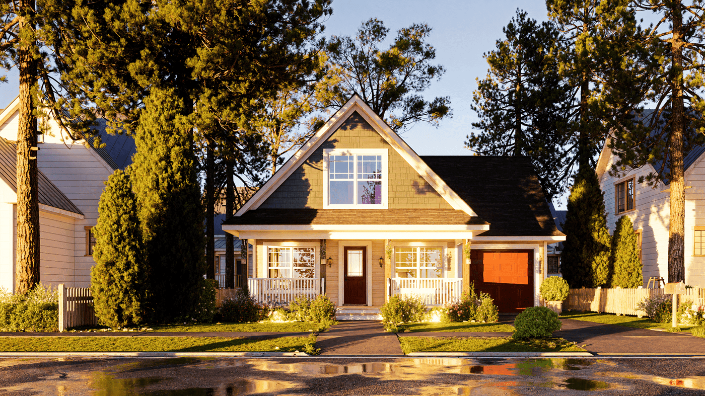 Front View of this 3-Bedroom,1272 Sq Ft Plan -198-1287