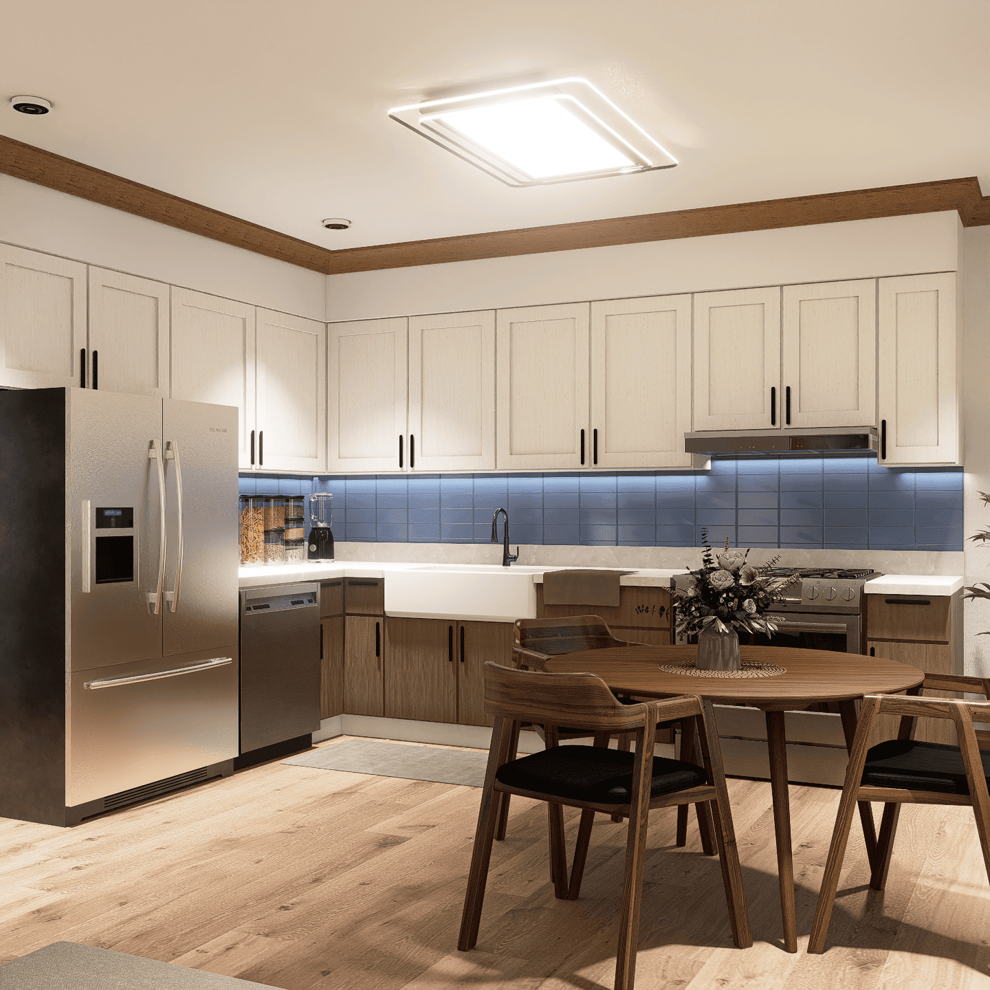 Kitchen of this 3-Bedroom,1272 Sq Ft Plan -198-1287