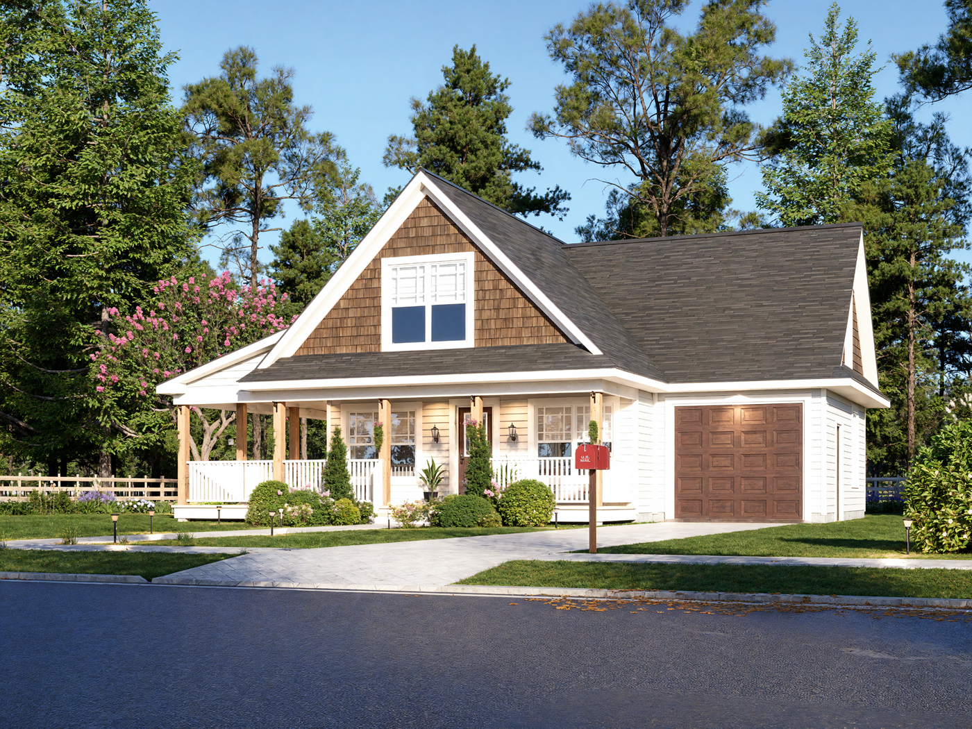 Right Side View of this 3-Bedroom,1272 Sq Ft Plan -198-1288