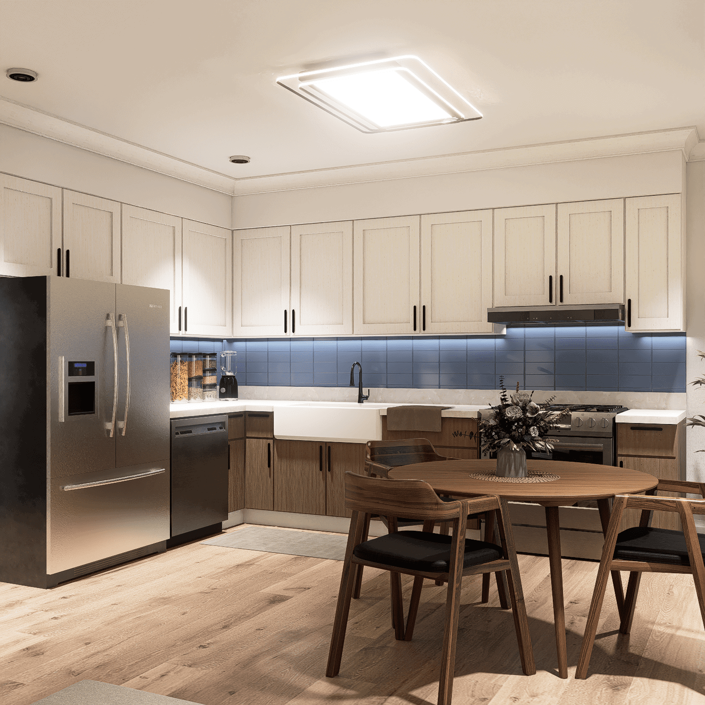 Kitchen of this 3-Bedroom,1272 Sq Ft Plan -198-1288