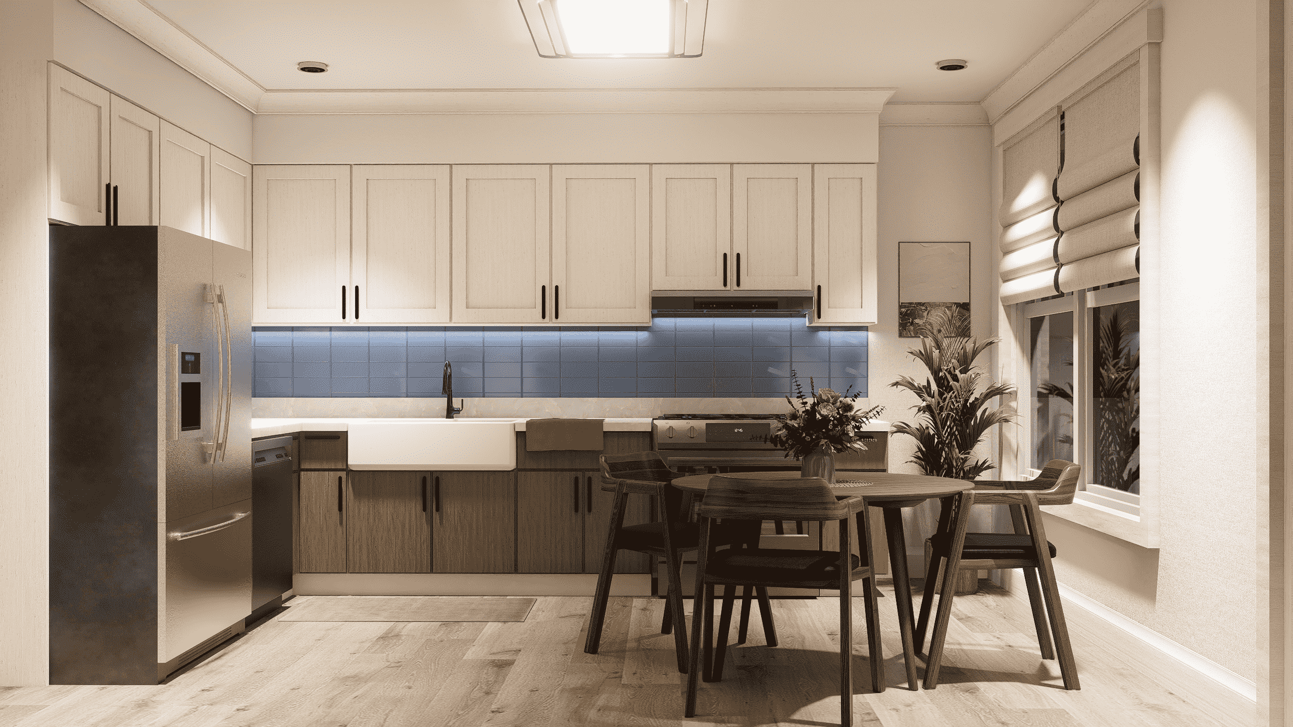Kitchen of this 3-Bedroom,1272 Sq Ft Plan -198-1288
