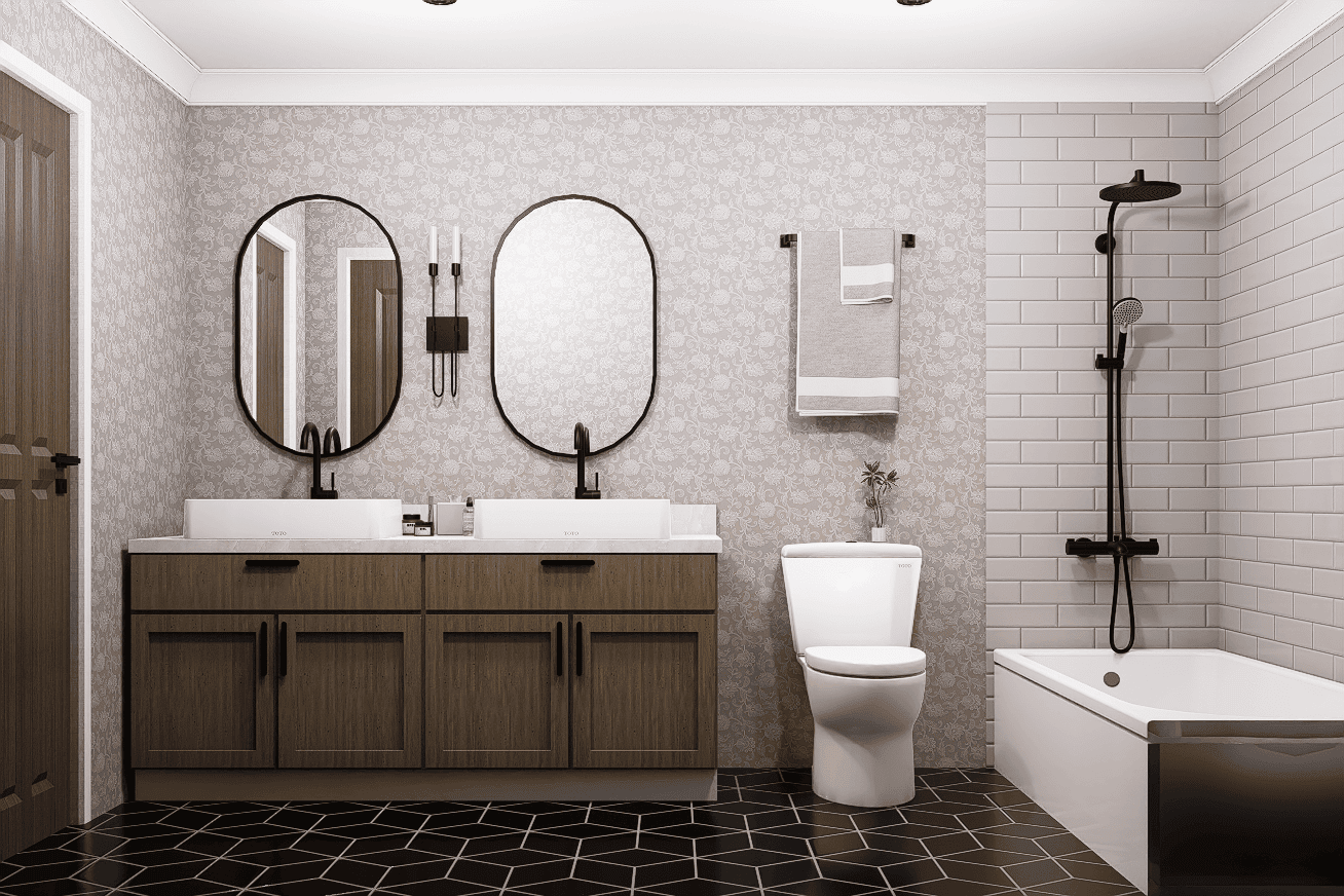 Bathroom of this 3-Bedroom,1272 Sq Ft Plan -198-1288