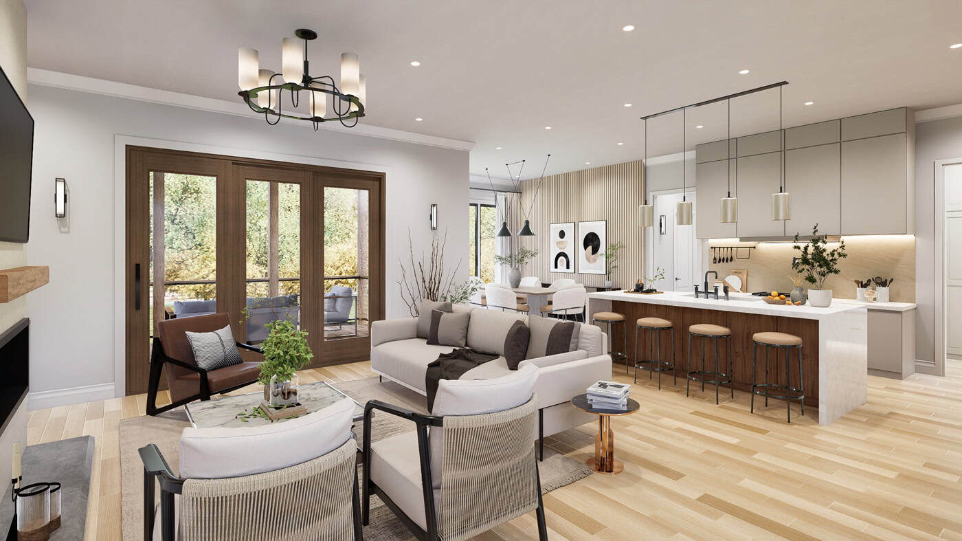 Great Room of this 3-Bedroom,1809 Sq Ft Plan -198-1289