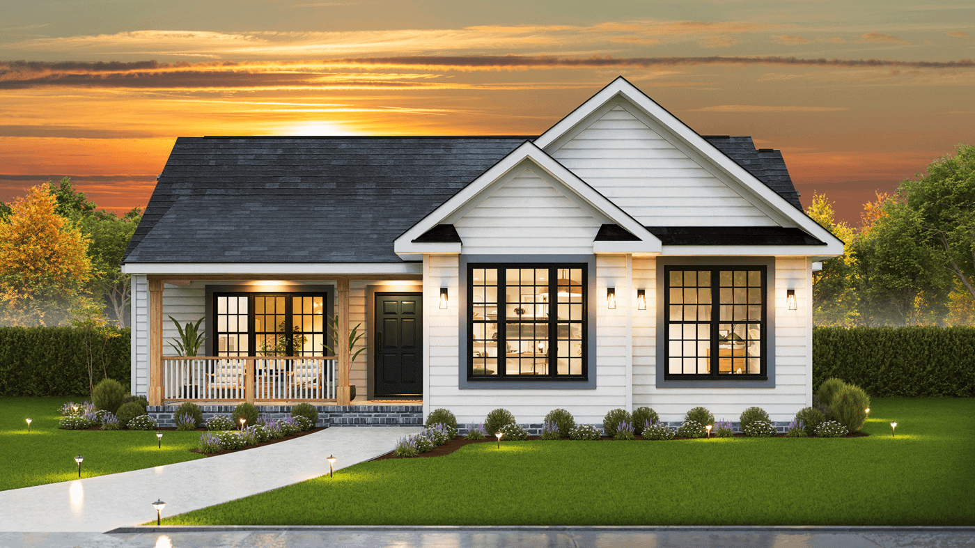 Garage of this 3-Bedroom,1334 Sq Ft Plan -198-1293