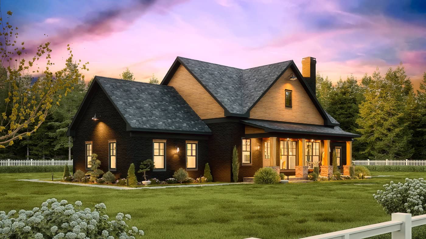 Left Side View of this 3-Bedroom,1682 Sq Ft Plan -198-1294