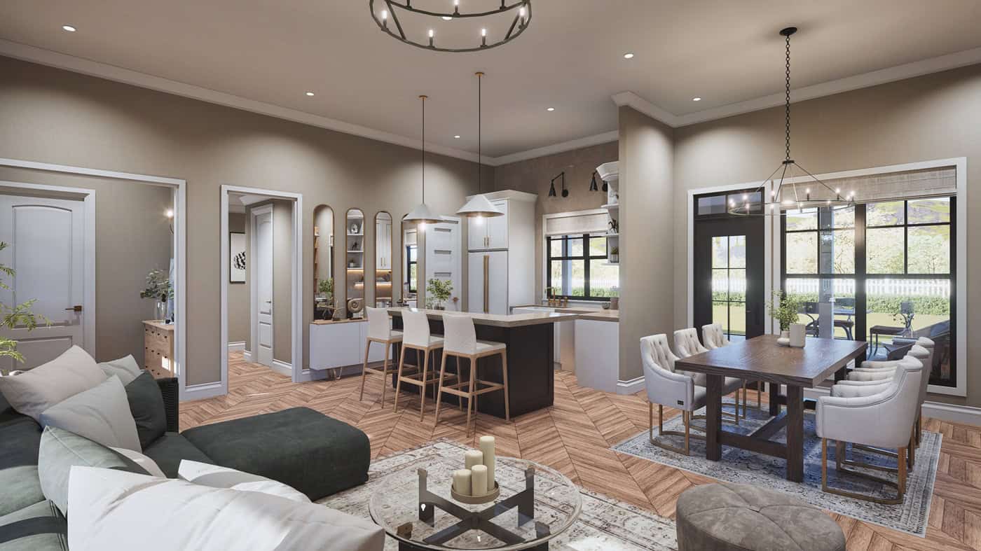 Home Interior Photograph of this 3-Bedroom,1682 Sq Ft Plan -198-1294