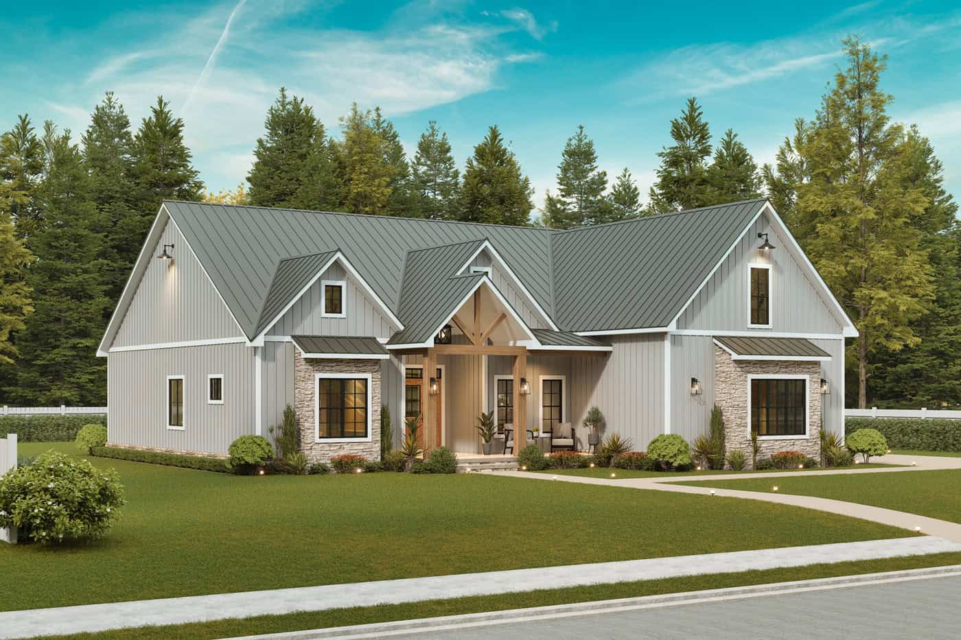 Left Side View of this 3-Bedroom,2361 Sq Ft Plan -198-1295