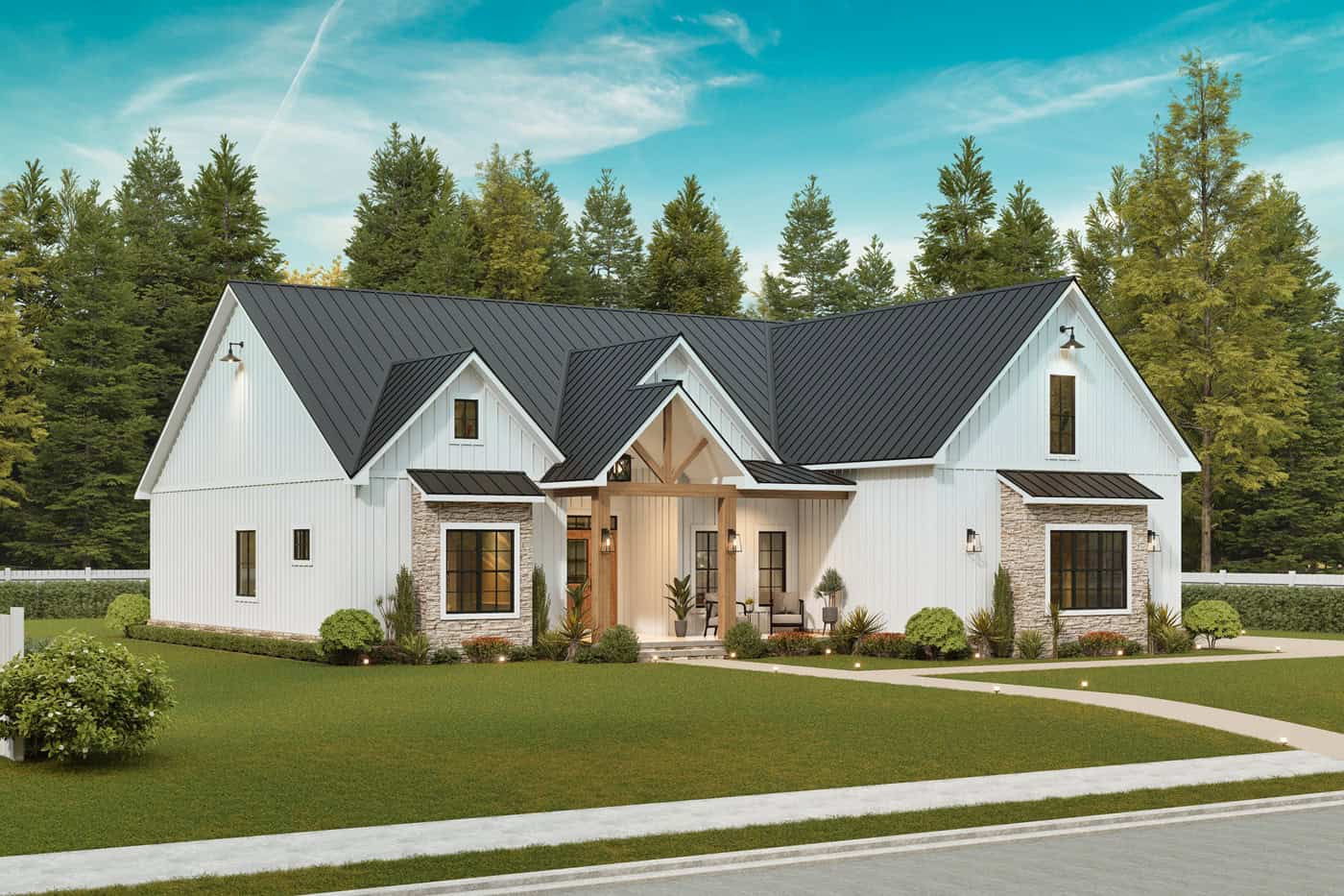 Left Side View of this 3-Bedroom,2361 Sq Ft Plan -198-1295