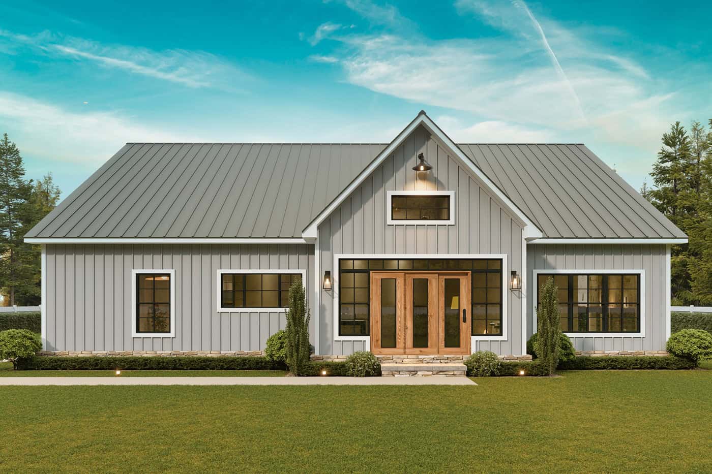 Rear View of this 3-Bedroom,2361 Sq Ft Plan -198-1295
