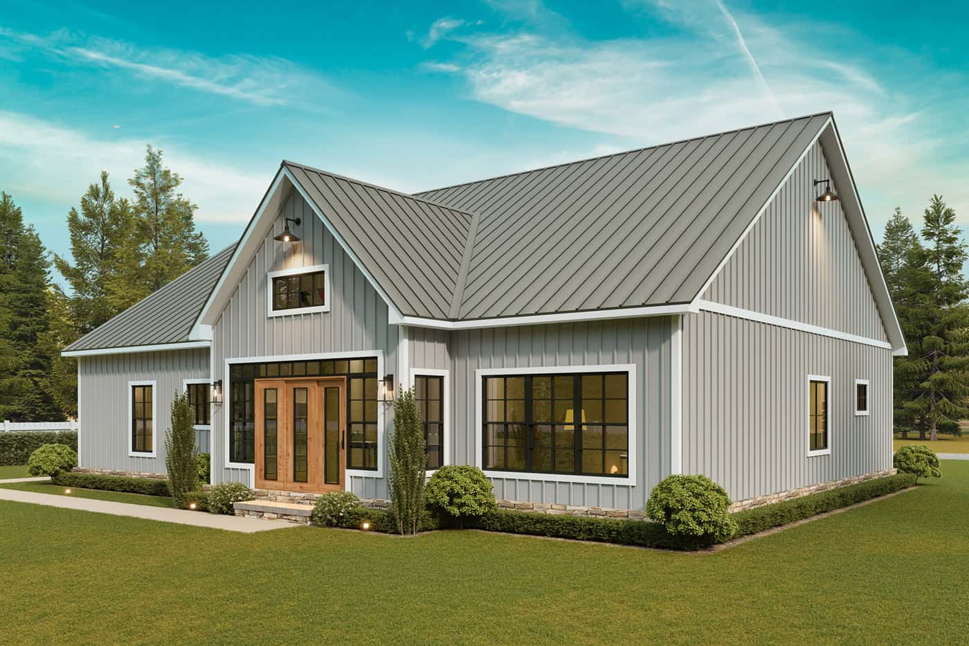Rear View of this 3-Bedroom,2361 Sq Ft Plan -198-1295