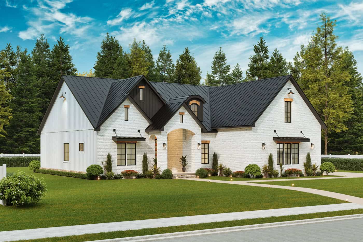 Left Side View of this 3-Bedroom,2351 Sq Ft Plan -198-1296