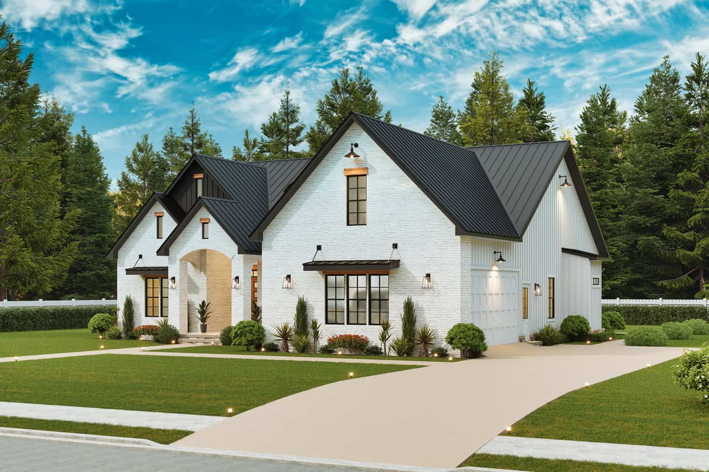 Right Side View of this 3-Bedroom,2351 Sq Ft Plan -198-1296
