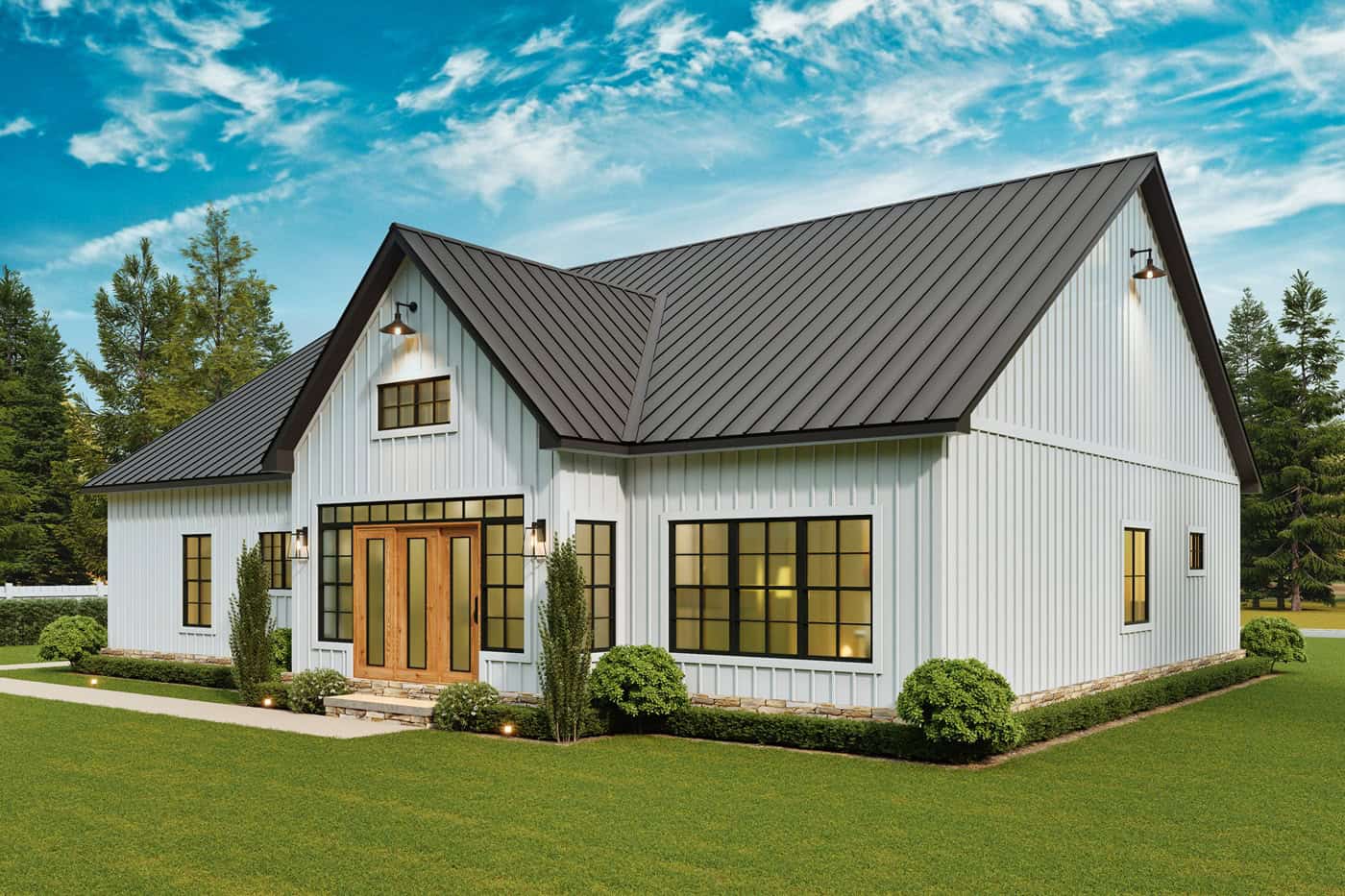 Rear View of this 3-Bedroom,2351 Sq Ft Plan -198-1296