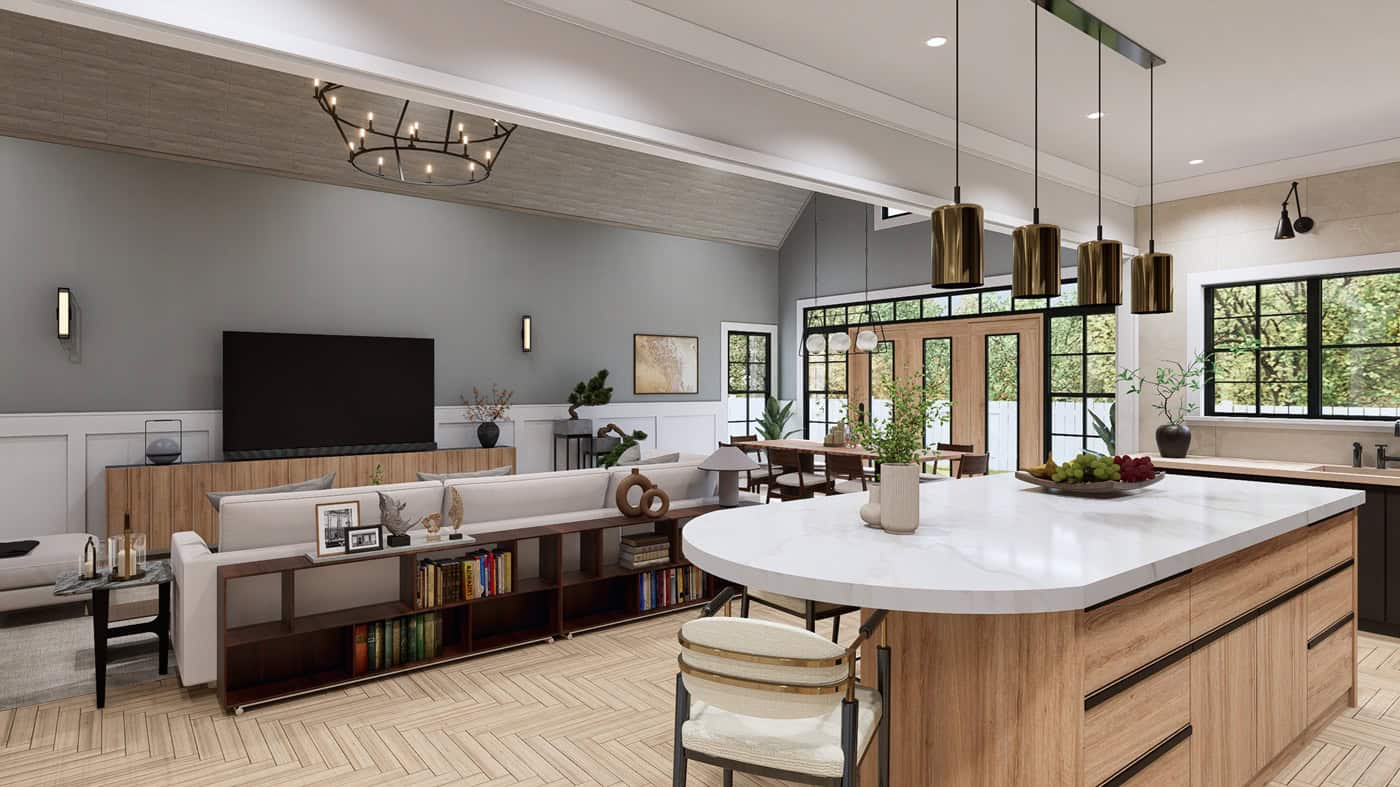 Family Room of this 3-Bedroom,2351 Sq Ft Plan -198-1296