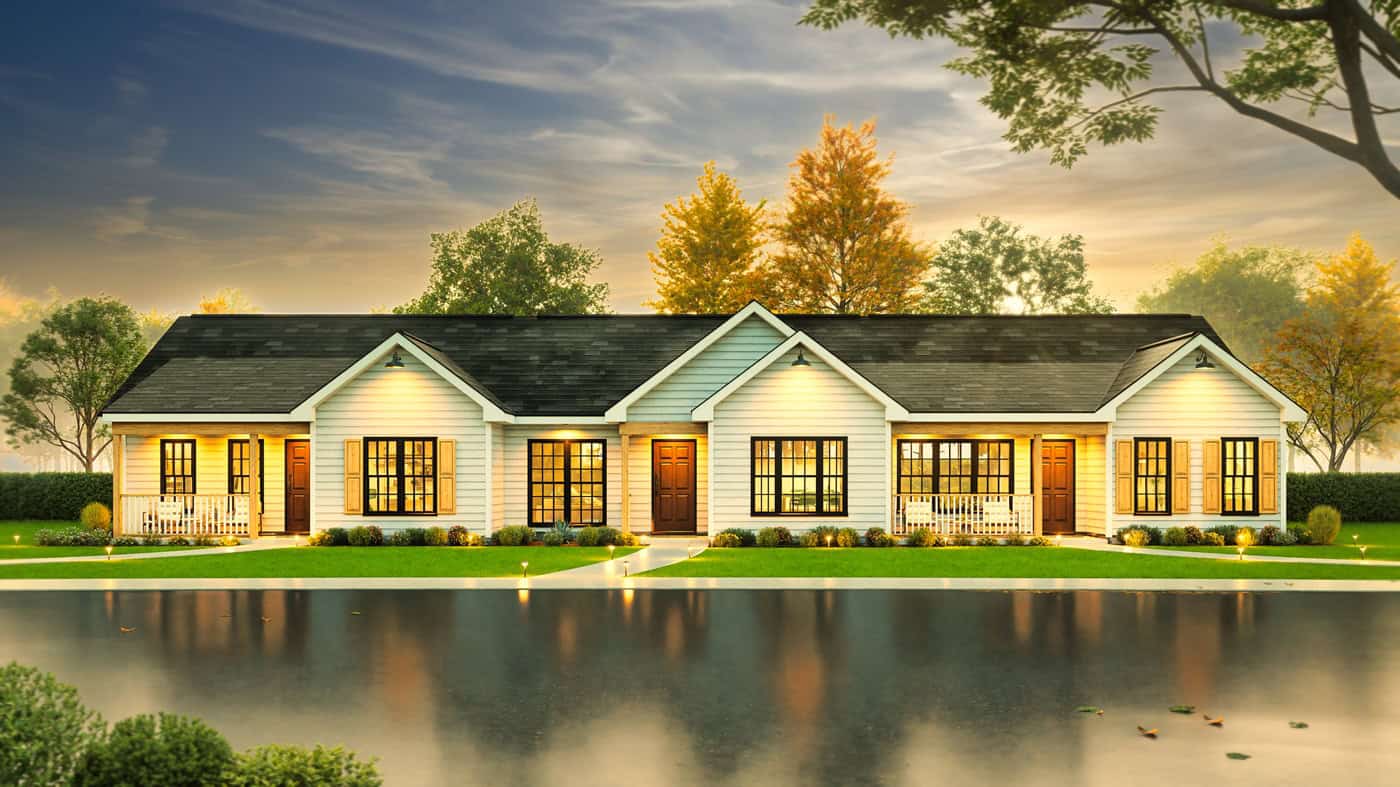 Front View of this 3-Bedroom,2564 Sq Ft Plan -198-1298