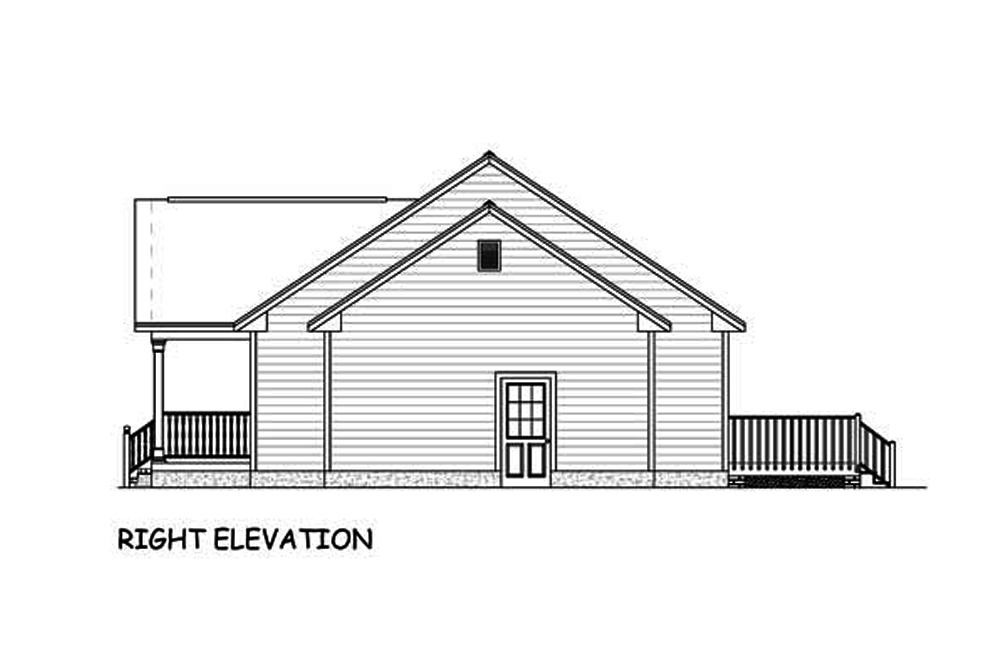 Traditional Home Plan - 3 Bedrms, 2 Baths - 1392 Sq Ft - #200-1001